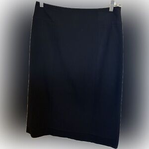 White House Black Market Classic Black Pencil Skirt